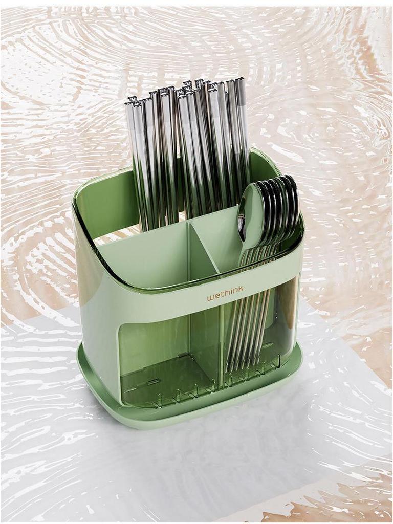 Cilindru de Bucătărie pentru Bețișoare cu Suport de Drenaj, de Podea