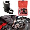 3/5PCS Red Box Oxygen Sensor Removal Tool Plum Blossom Square Mouth Steel Oxygen Sensor Wrench Kit Repair Tool Sleeves