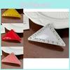 Fashionable 5mm Thick Triangle Spring Hair Clip With Shimmering Rhinestones For Women