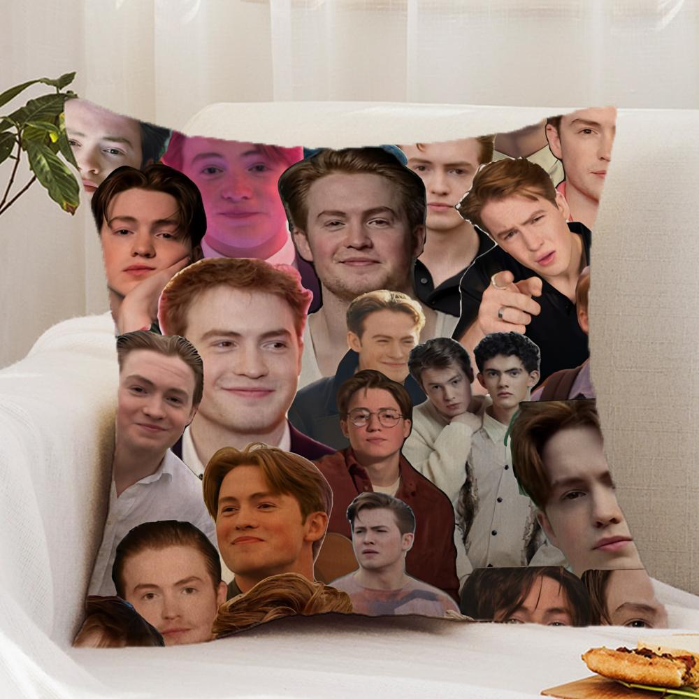 K-Kit C-Connor Cushion Cover Premium Comfort Reversible Pillow Cover - Dual - Use Design for Home & Car