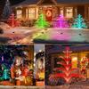 LETMY Christmas Outdoor Solar Waterproof and IP65 Seven Color Automatic High Stylish Garden Lights for Parking and Christmas Lights and Christmas