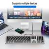 KB460 Ultra-Thin RGB Backlit Silent Wired Keyboard for Gaming & Office Use