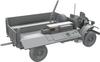 Modelo Thunder Escala 1/35 Caminhão Britânico LRDG Ford F-30 com Rádio e Duas Figuras, Kit de Modelo de Plástico TB35309