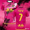 Série 90 Minutos MM9 JUL Camisa de Futebol Masculina Feminina Verão Esportes ao Ar Livre Secagem Rápida Camisa Treinamento Fitness Camiseta de Praia