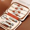 Qisu Anti-Splash 8-Piece Nail Clipper Set
