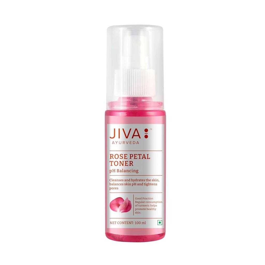 Jiva Rosenwasser 100ml 2er-Pack | Natürlicher Hauttoner für strahlende, frische Haut | Für alle Hauttypen geeignet