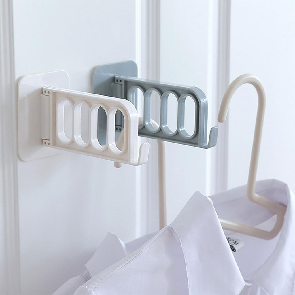 Wall Mounted Hanger Organizer Long-lasting Laundry Helper for Kitchen Living Room Bedrooms Bathrooms