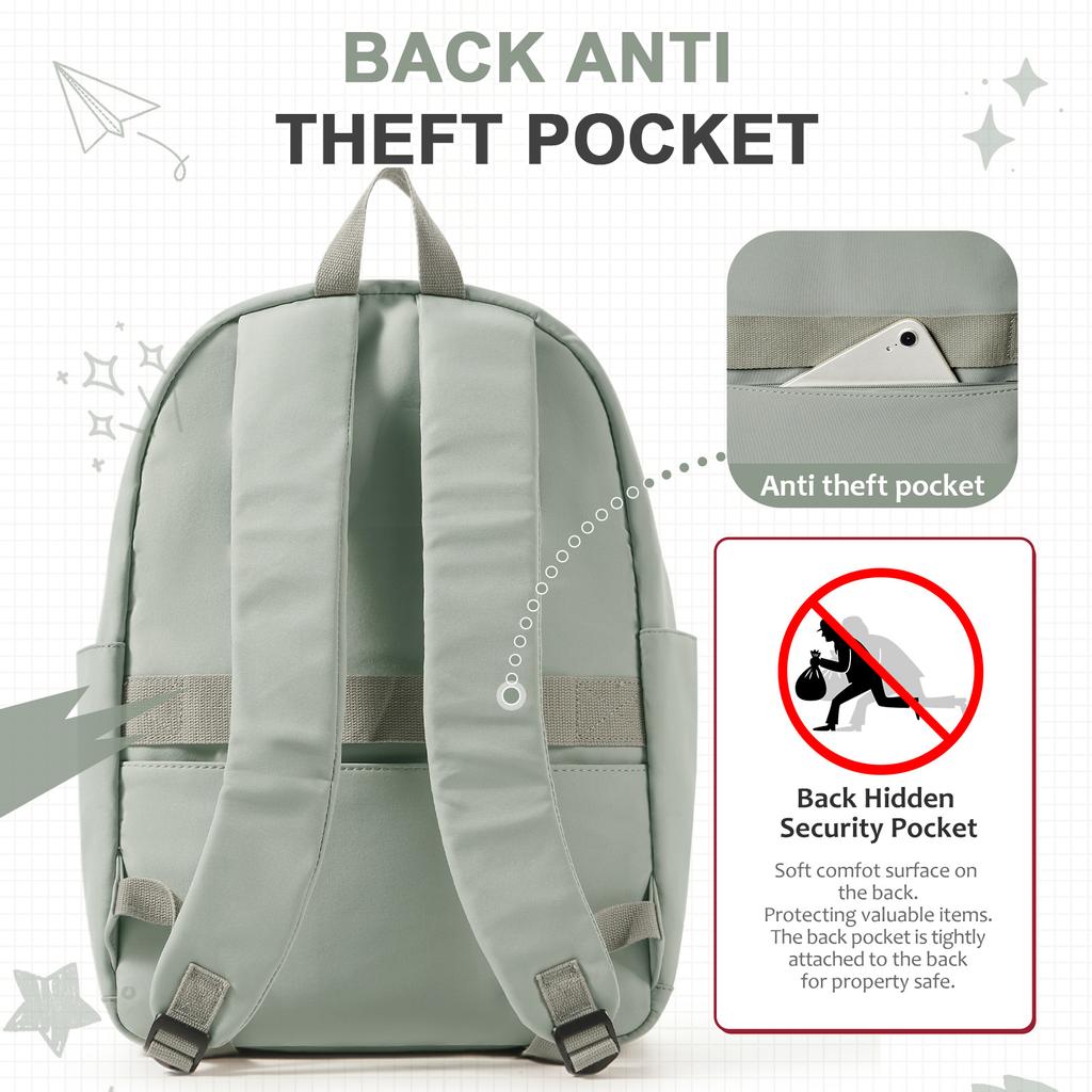 Man Laptop Bag School Bags for Boys Girls, College Bag for Women Man, Casual Out of Office Backpack for Teenager School Backpack