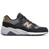New Balance Nb 580 Minimalist Casual Leather Low-Top Marathon Running Shoes Women Sneaker Black Gold WRT580CD