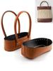 Hand-Woven DIY Two-Piece Bag Set with 3D Bag Bottom & Cover