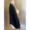 Used No.329 Original Work Black Tomesode Remake Bud Bolero & Stole M~2L Size Length 50