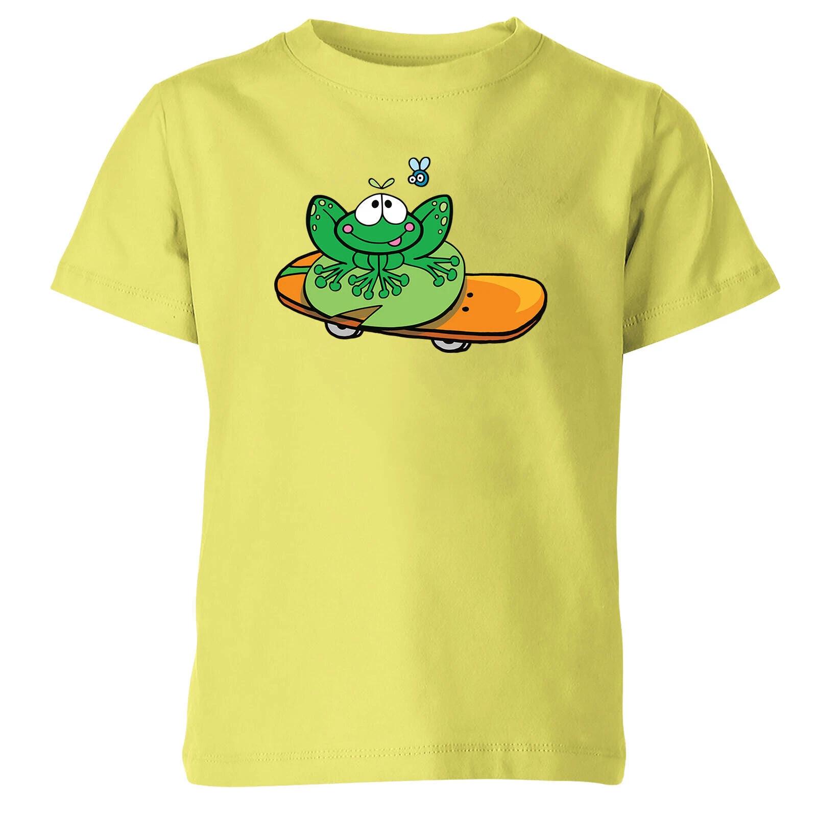 Frog Skateboard Skateboarding Funny Novelty Graphic Kids T Shirt 160