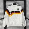 Unisex Long Windbreaker Jacket Retro Sport Coat Football Training Outdoor Casual Wear Fall Winter