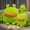 Cartoon Big-eyed Frog Pillow Plush Toy Doll Girl Sofa Pillow Cushion Holiday Gift Rag Doll