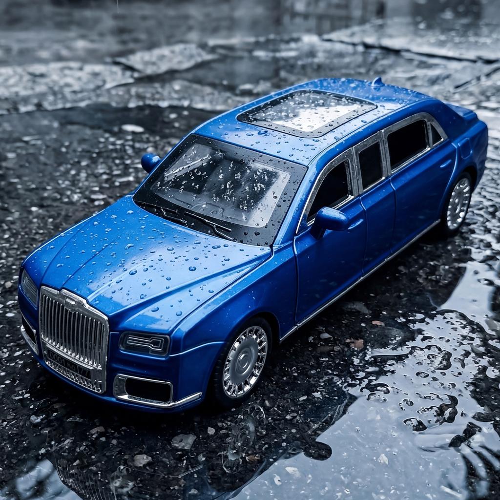 1:24 Aurus Motors Aurus Senat Russland Limousine Legierung Metall Druckguss Modellauto Schreibtisch Display Sammlerstücke Ornamente Feiertagsgeschenke