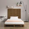 VidaXL Wall-mounted Headboard Honey Brown 146x3x91.5 Cm Solid Pine Wood 824686