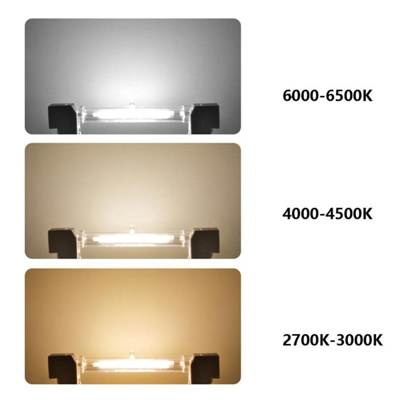 R7S COB Lampă cu halogen din tungsten Evidențiere Lumină de inundație 10W/20W 78mm/118mm