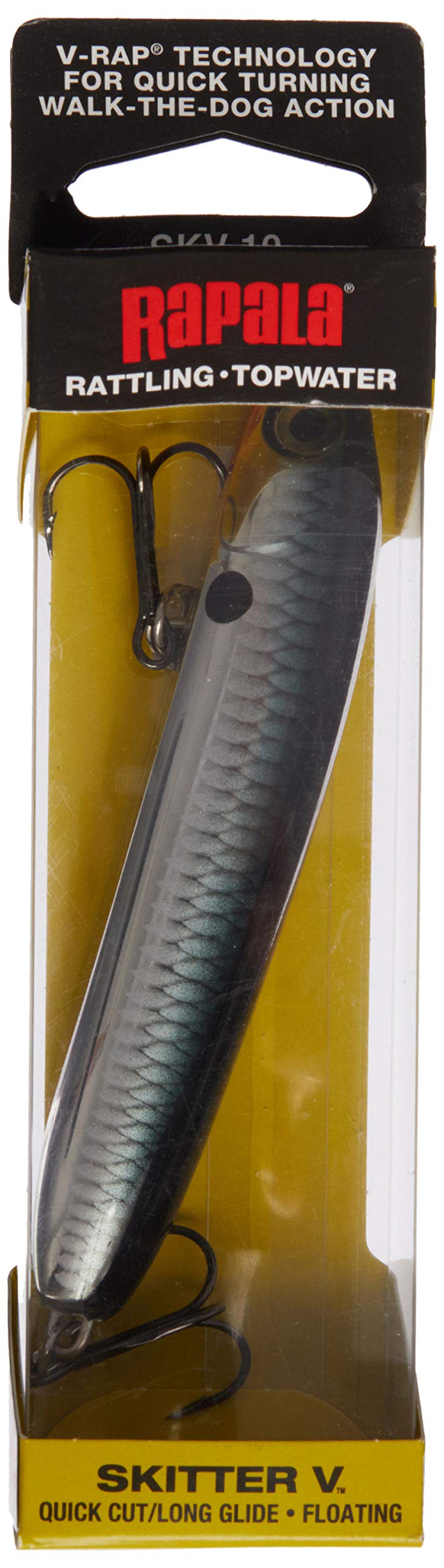 

Rapala Skitter V Pencil Bait, 10cm, 14g, Chrome, CH SKV10-CH