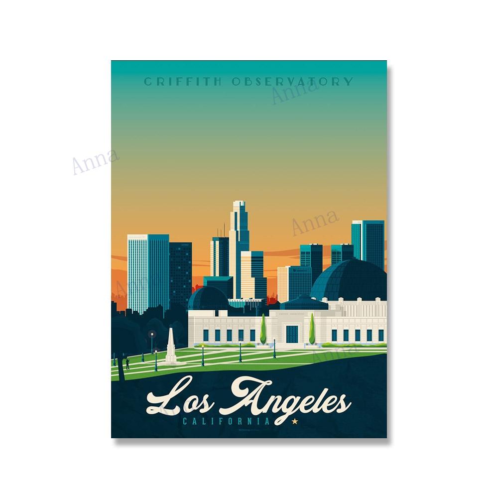 New York Boston Hawaii Lake Tahoe Chicago Travel Poster Wall Art Print Canvas Painting Nordic Posters and Prints Wall Pictures