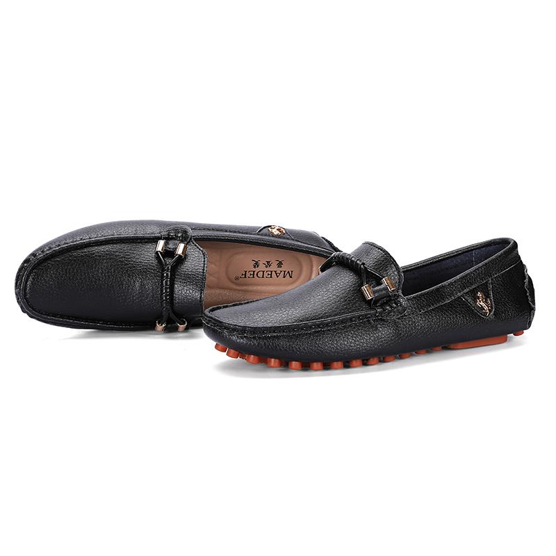 Men's Loafers Spring Autumn Fashion Shoes Men Classic Brand High Quality Leather Comfy Drive Shoes Boat Casual Shoes slip-on shoes Style Driving Shoes