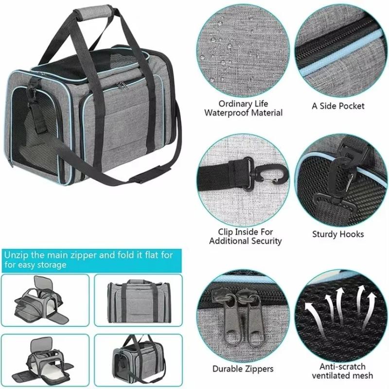 Cat Bags Going Out Portable Portable Pet Bag Foldable Expansion Pet Backpack Breathable Cat Backpacks