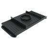 Bait Rolling Plate ABS Plastic Black Portable Lightweigh Fishing Bait Roll Board for Outdoor