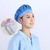 Dustproof Work Cap with Mesh Ventilation for Chefs and Food Handlers Elastic Edge for Secure Fit Foldable for Easy Carry