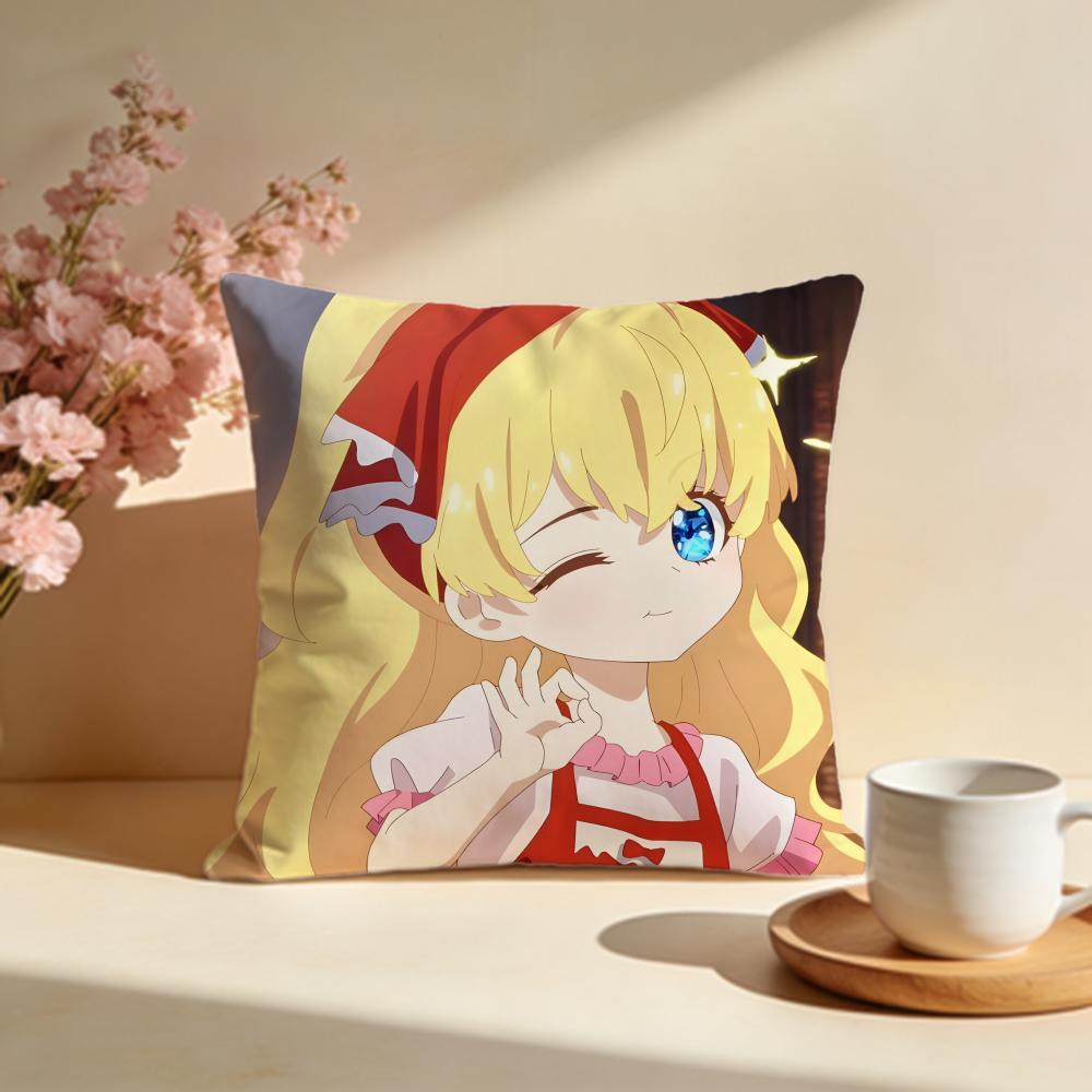 Hot TThe Fated Magical Princess Who Made Me a Princessed Cushion Cover Stylish Washable Pillow Cover Ideal for Couch Bedroom Car