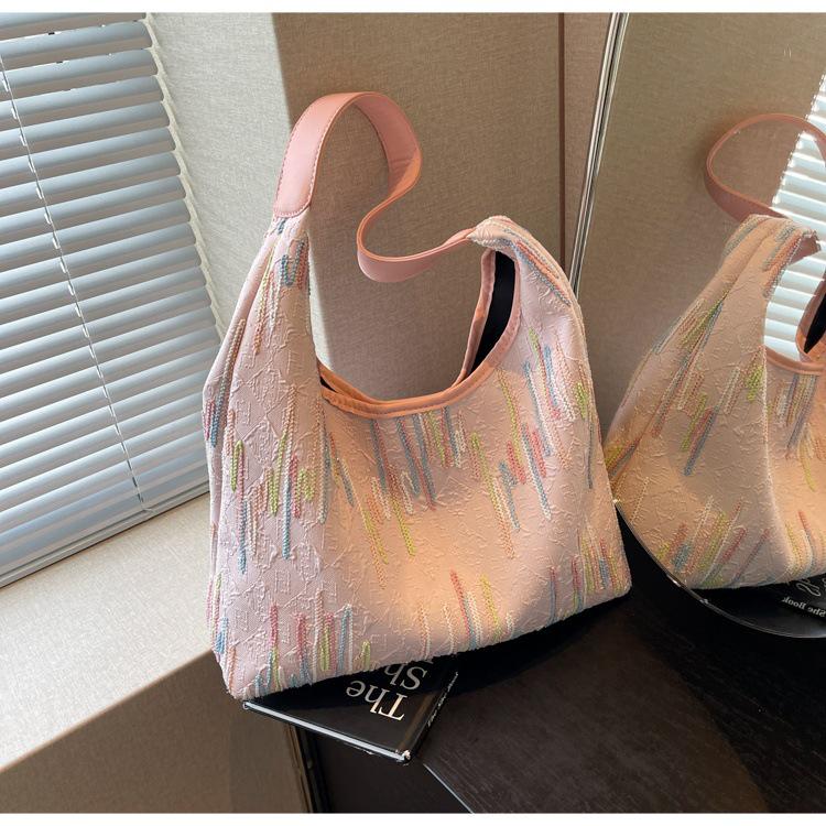 Women's Large Capacity Retro Frosted Shoulder Bag, 2023 Autumn/Winter Collection – Versatile Mother-Child Bucket Style