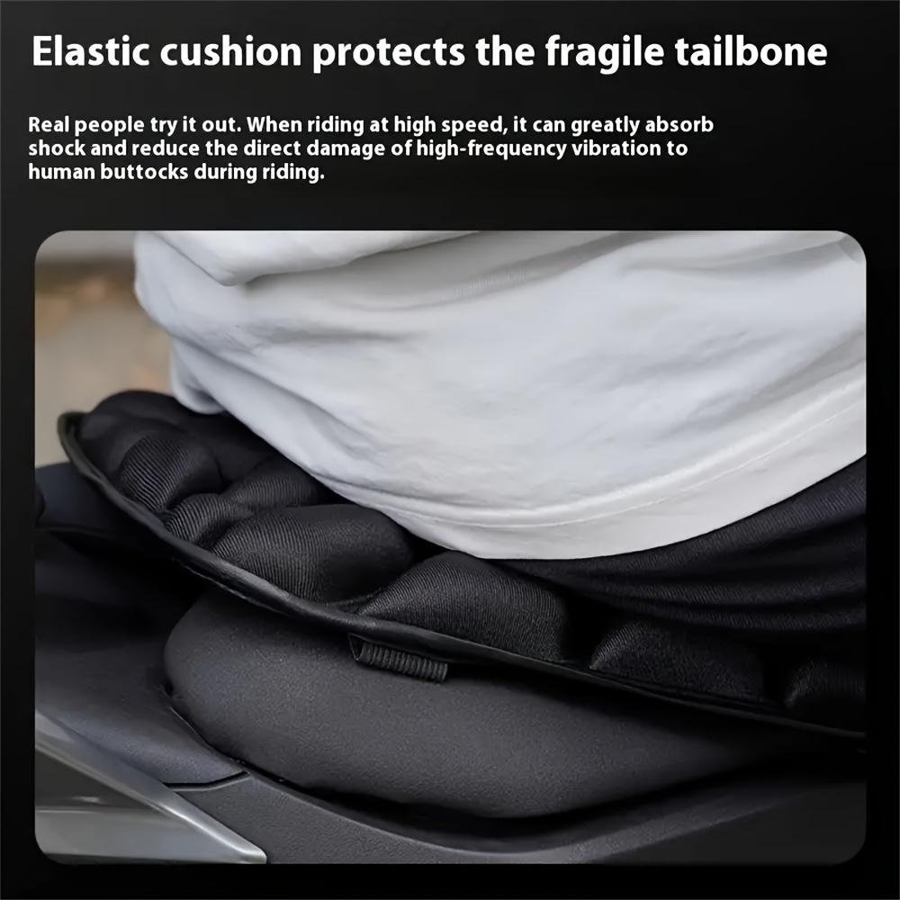 2pcs/set Motorcycle Fit for Seat Pad 3D Comfort Cushion Fit for Seat Breathable Universal Shock Absorbing Fit for Seat Cover Advanced Mountain Cushion