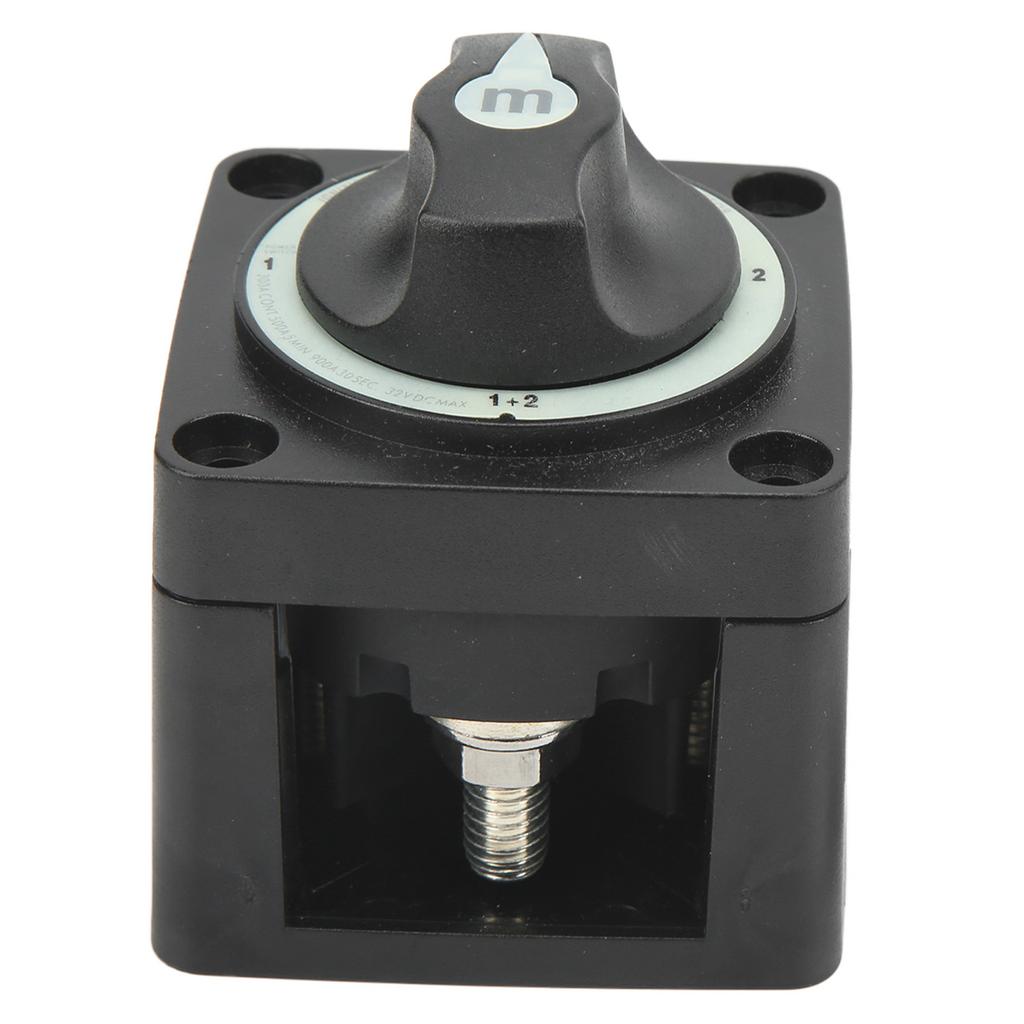 Marine Battery Selector Switch 4 Position Isolator Power Circuit Cut Off Switch for Boat RV