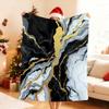 Black Marble Design Blanket Soft Throw Blanket for Home Bedroom Bed Sofa Picnic Travel Office Rest Cover Blanket Gift
