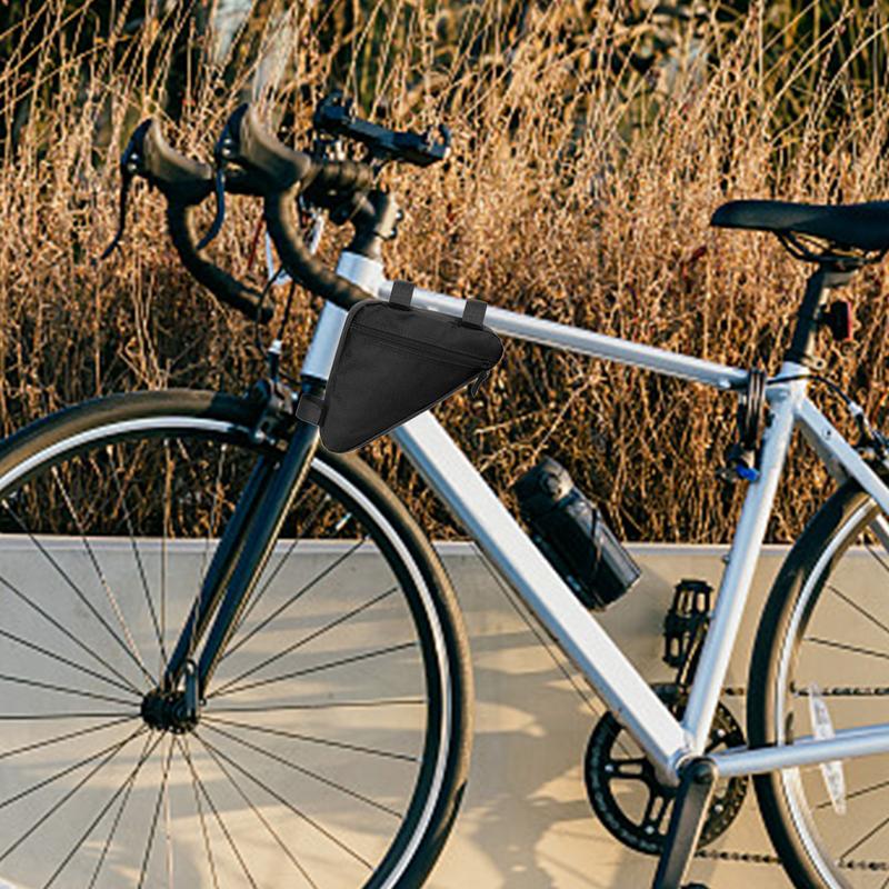 Dreieckige Rahmentasche für Fahrräder, wasserdichte Rahmentasche, dreieckige Tasche unter dem Sitz, Oberrohrtasche, wasserdichtes Fahrradpaket für Straßen- und Mountainbikes