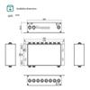 Maiwei Industrial 9-Port M12 100M Wall-Mounted Ethernet Switch