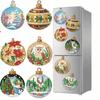 2D Flat  Painting Fridge Magnets Soft Magnetic Art Magnets  Xmas Refrigerator Decor