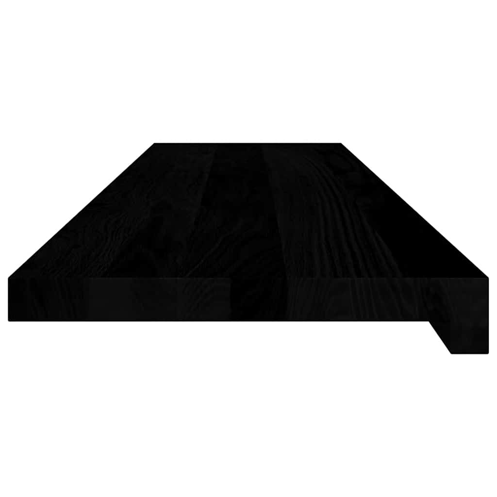 Vidaxl Parapety 2 Szt., Ciemnobrązowy, 100X25X2 Cm, Lite Drewno Dębowe