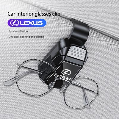 Car Interior Glasses Storage Clip Sun Visor Sunglasses Holder Accessories For GS IS LS500h ES260 ES300h RX350h NX260 UX260