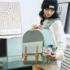 Portable Cat Carrier Breathable Backpack Fashion Cat Bag Foldable Pet Backpack Travel Bag Pet Bags for Kitten Travel Backpack
