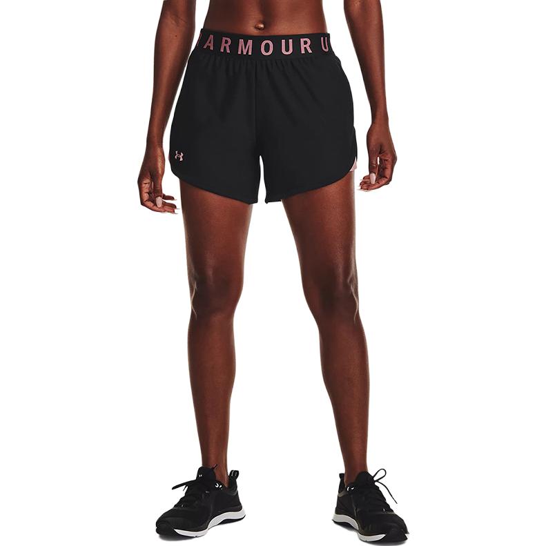 Under Armour Play Up Training Loose Knit Shorts Women Bottoms Black 1355791-005