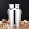 Tank Edible Oil Tank Peanut Milk Tea Wine Sealed Tank Brewing Fermentation Stainless Steel Sealed Barrel with Faucet Ransport
