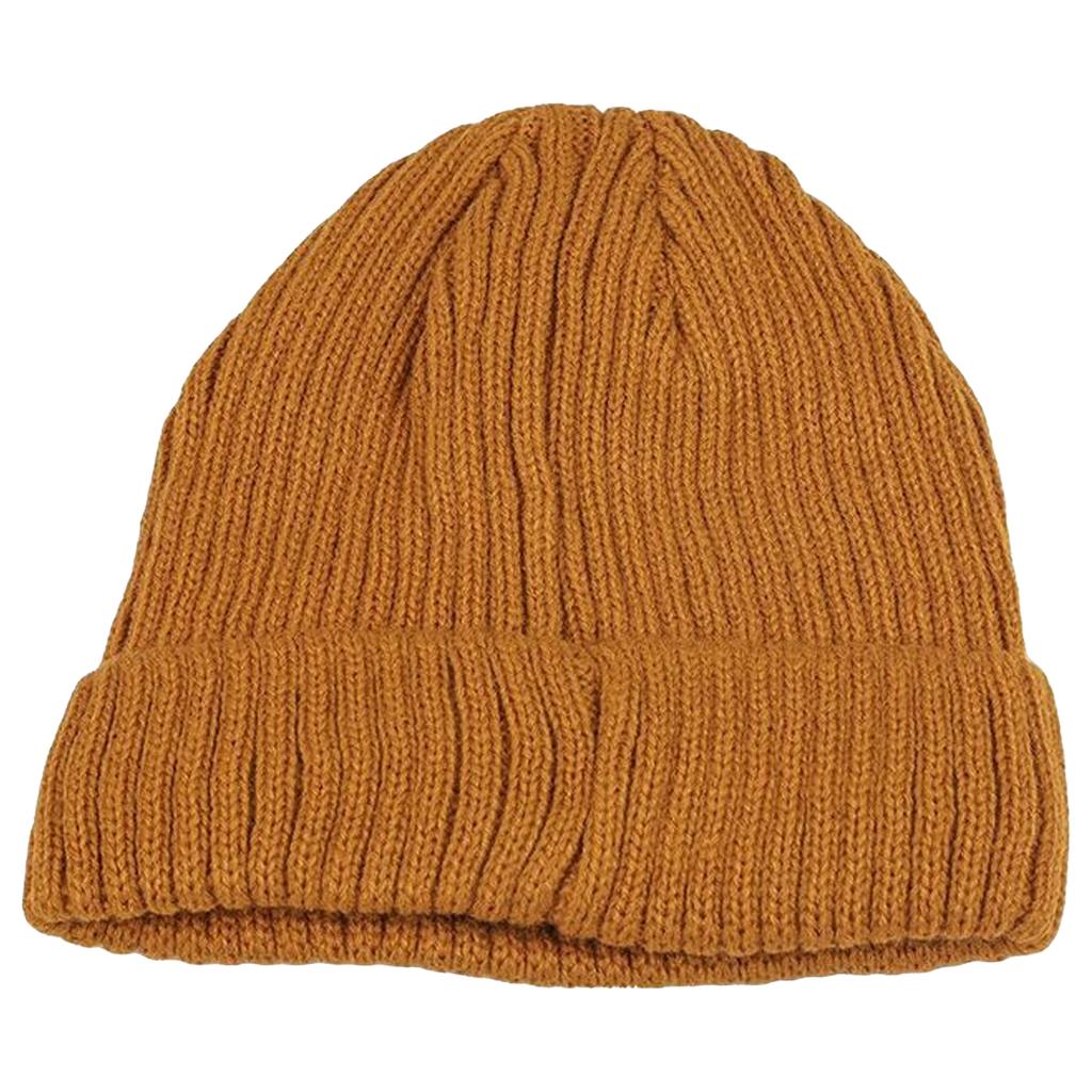 4F Mens H4Z22 Logo Turned Up Cuff Beanie