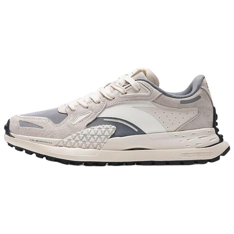 

Anta Star 202 Anti Slip Wear Resistant Low Top Sports Casual Shoes Men s White Gray 44