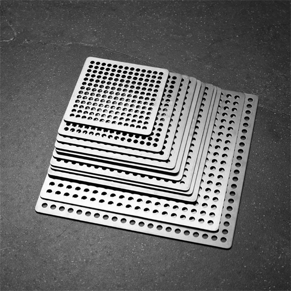 Stainless Steel Square Bathroom Shower Sink Strainer Drain Hair Filter Cover 7/7.5/8/9.2/9.8/11.5/12.5CM,15CM Bathroom Accessory