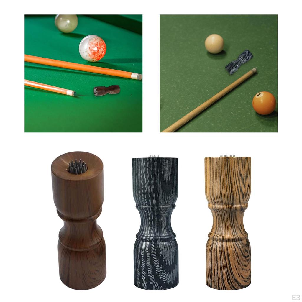 Billiard Cue Tip Repair Shaping Wood Compact Home and Club Use Ideal Gift Accurate