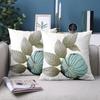 1 Pieces Tropical Leaf & Floral Print Throw Pillow Covers Pattern Cushion Cover Suitable For Sofa Bedroom Car Pillow Cover