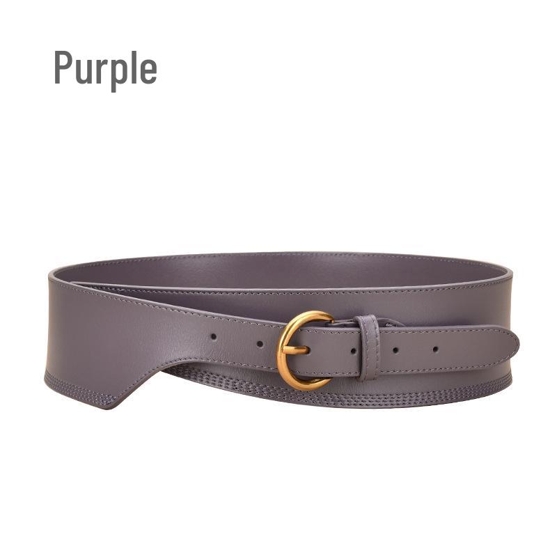 

Женский ремень из натуральной кожи в стиле ретро с пряжкой-булавкой - Модный аксессуар для подчеркивания талии для пальто 105cm