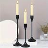 3Pcs/Set Minimalist Retro Style Candlestick Holder Metal Candlelight Dinner Props  Wedding