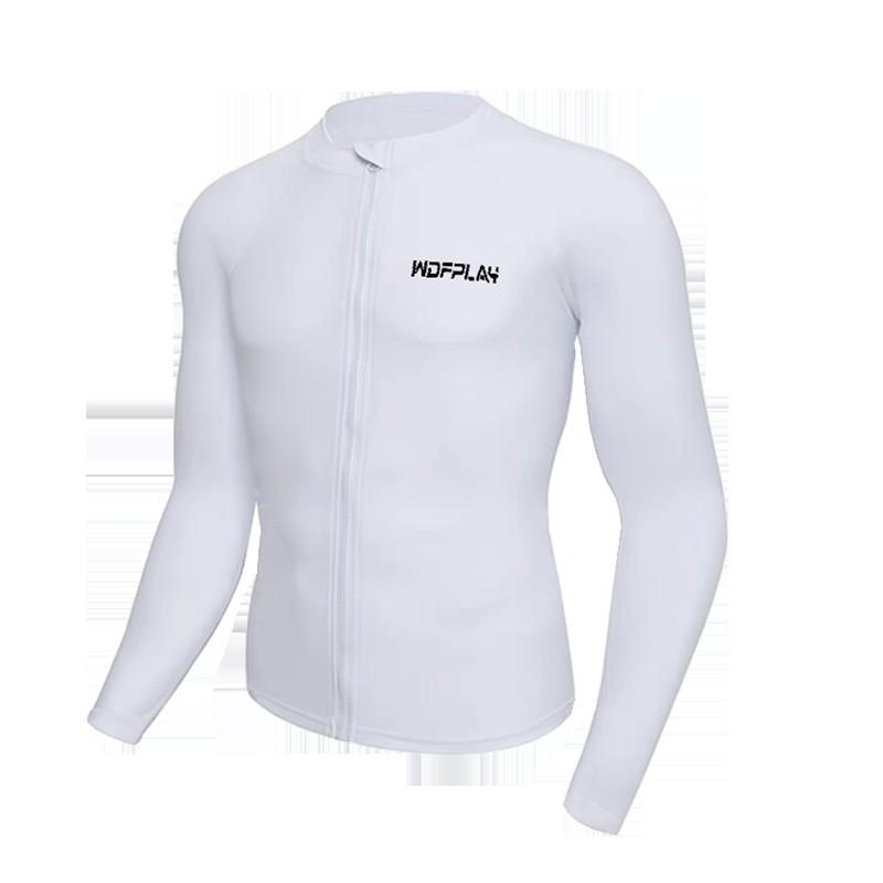 Mens UV Protection Rash Guard Set Long Sleeve Top Pants Quick Dry Surfing Diving Wetsuit