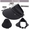 Sun Hat with UV Wide Slimming Chin Plus Suitable for and Sports [IFSUN] Women's Visor/Sun UPF+50 Protection, Brim, Effect, Strap, Sizes,