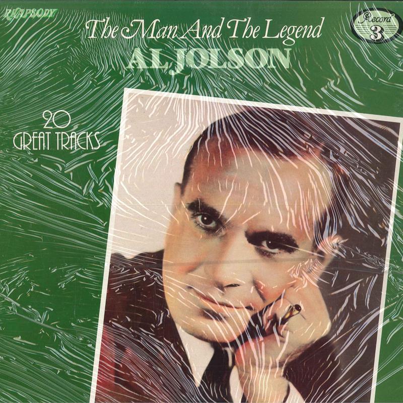 LP Record AL JOLSON - The Man And The Legend RHMD3 Rhapsody 1983 UK Jazz Used